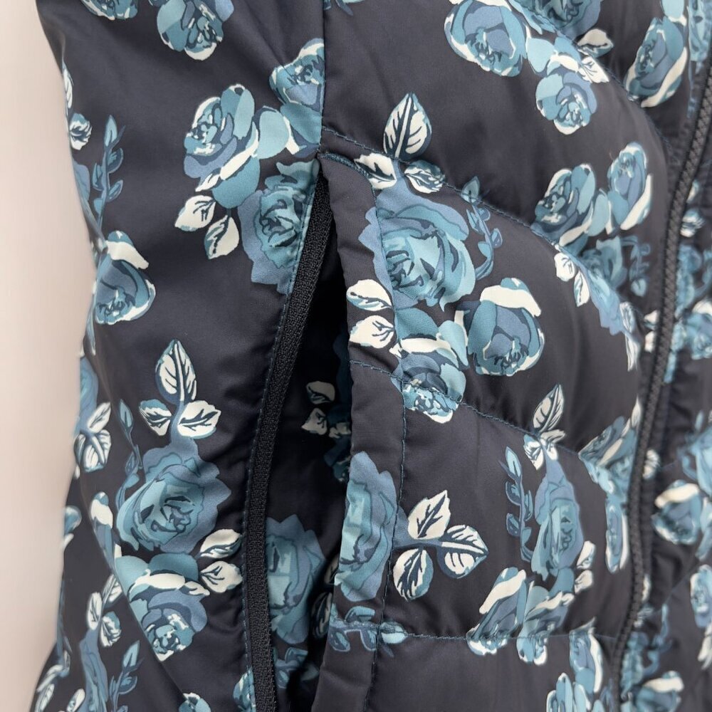 The North Face 550 Floral Goose Down Puffer Ski Vest Women's M - Picture 5 of 12